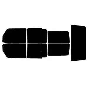 Precut Window Tint Film for Jeep Wrangler 4Door 2018-2025 All Side+Rear Windshield Any VLT 2Ply Anti-Shatter, UV Block, Privacy Protection, No Trimming Needed,Heat & Glare Reduction