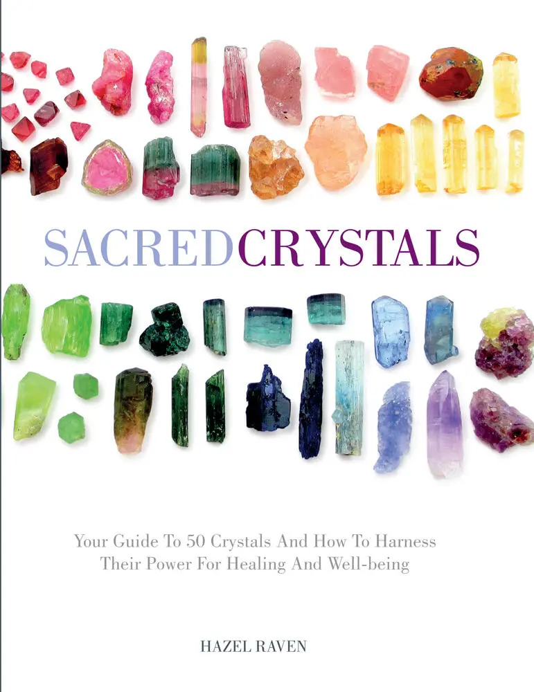 USED Book - Sacred Crystals: Your Guide to 50 Crystals and How to Harness Their Power for Healing and Well-Being by Hazel Raven (Hardcover, Good Condition, Dust Cover, 128pp, Sterling Ethos, English), Hard Cover