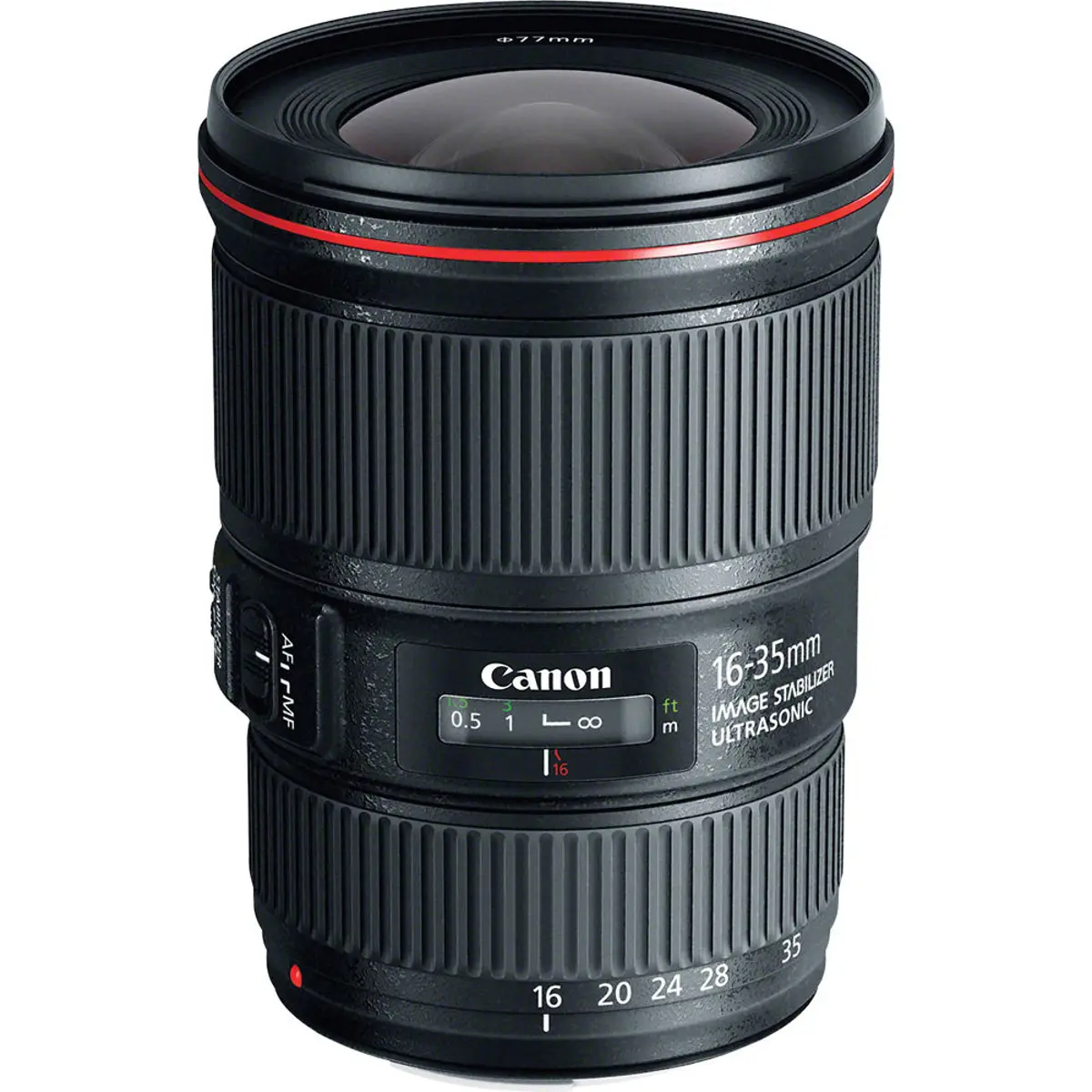 Canon EF 16-35mm f/4L IS USM Full Frame Camera Lens with EF Mount, Dust-Sealed Design, Image Stab, High Sharpness, Premium Glass Elements, Rounded Blades