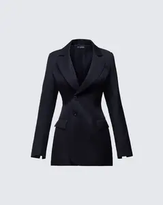 Zila Black Suiting Hourglass Blazer