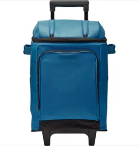 42-Can Insulated Soft Cooler Bag with Wheels, Ocean