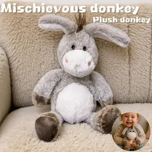 Hanging Foot Donkey Doll: Cute and Cute Donkey Plush Toys, Birthday Gifts. Stuffed Animals & Teddy Bears, Stuffed Animals and Teddy Bears, Children's Toys, Holiday Gifts.