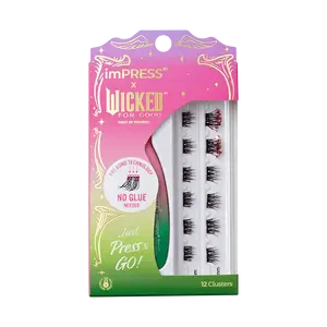 imPRESS X WICKED: FOR GOOD Falsies Self Adhesive Lash Clusters | Friends Till The End