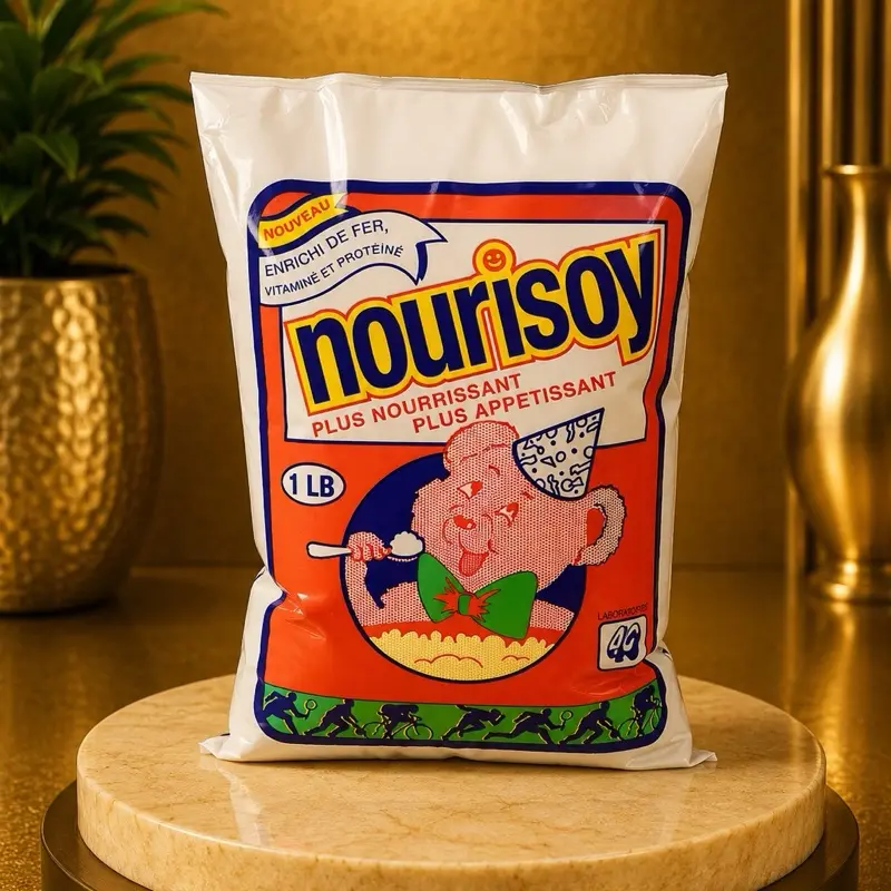 Nourisoy Nourrissant Flour 1LB Plus Nourrissant Plus Appetissant 40 Servings High Protein Flour