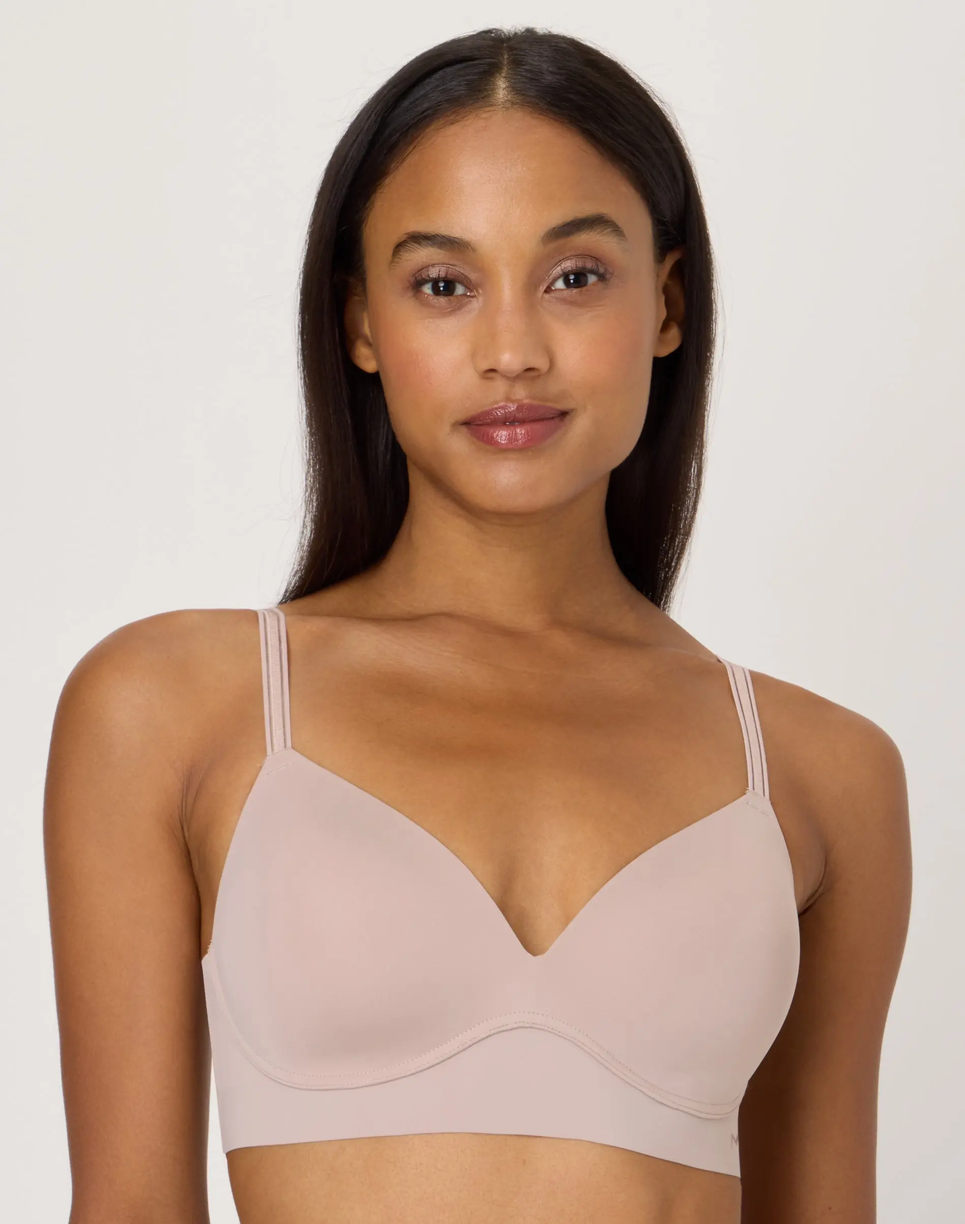 Maidenform Barely There Full Coverage Wireless Bra Convertible Straps Smoothing SmartZone DM2501