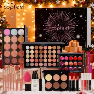 Popfeel New Year Makeup Gift Box, Makeup Kit Set, Christmas Present, Beginner Basic Cosmetics, Starter Learning, Color Application