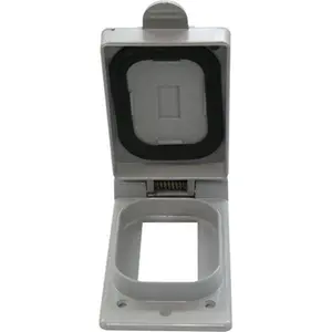 212 MAIN Cantex 5133348B 1-Gang UL Listed GFCI Weatherproof Electrical Cover, PVC Socket Saver for Single GFCI Device (Sailing & Water Sports Use)