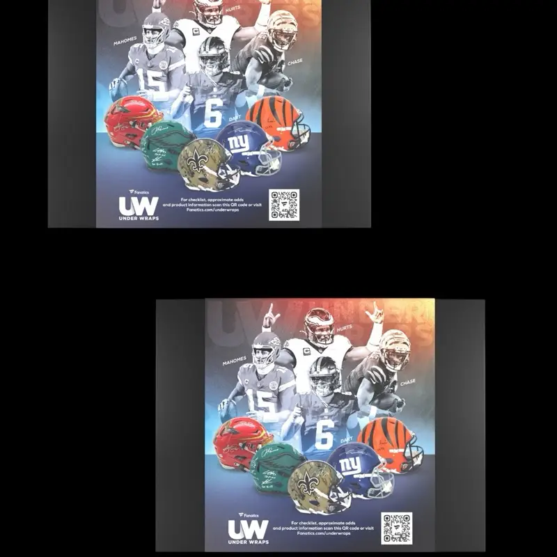 (2) 2025 Fanatics NFL Full Size Authentic Helmet Box Break – Pick Your Team