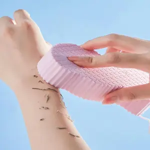 [2 count]Magic Exfoliating Bath Sponge, 3D Super Soft Exfoliating Bath Sponge, Skin Friendly and Reusable, Alternative to exfoliating Gloves, Random Color.Christmas gifts, New Year gifts, Black Friday