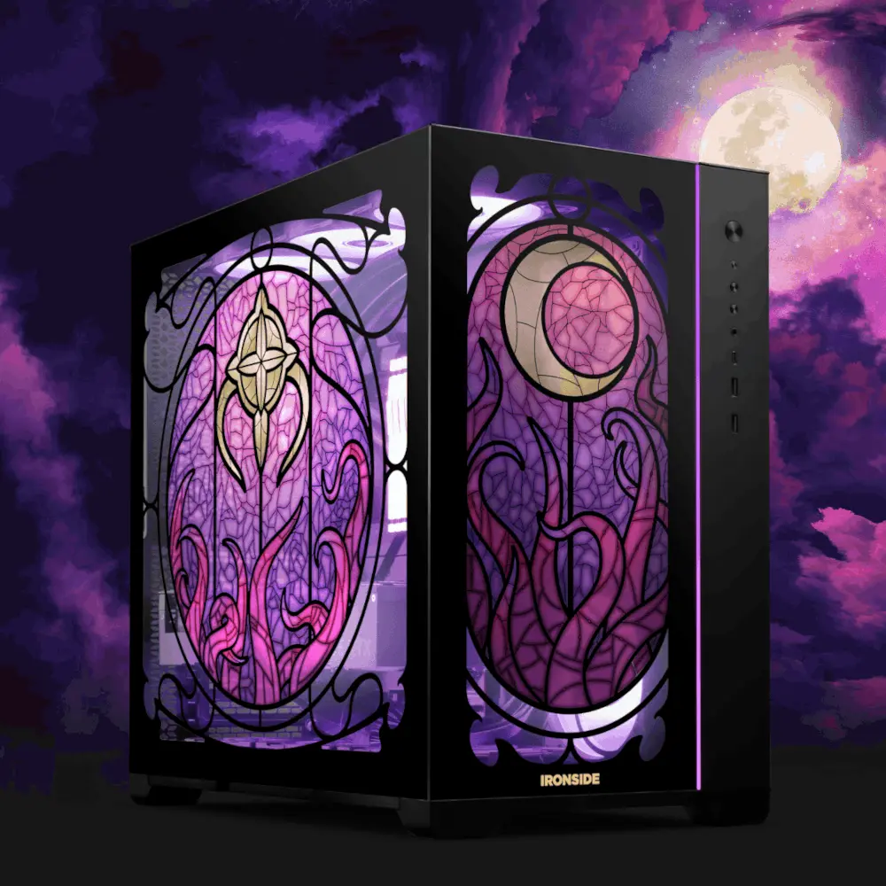 Ironside Computers Nyanners PC Case - Eldritch Horror Design ATX Mid-Tower