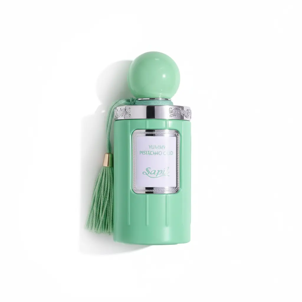 Sapil Yummy Pistachio Oud Perfume Unisex – Vanilla EDP 100 ml | Playful Everyday Gourmand Long-Lasting Fragrance