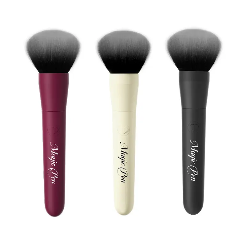 2-in-1 Vegan Cruelty-Free Ultimate Blending Makeup Brush - Soft Bristles, USB-Charged, for Foundation, Bronzer, Blush, Smooth Blending - Ideal National Girlfriend Day Gift for Bestie