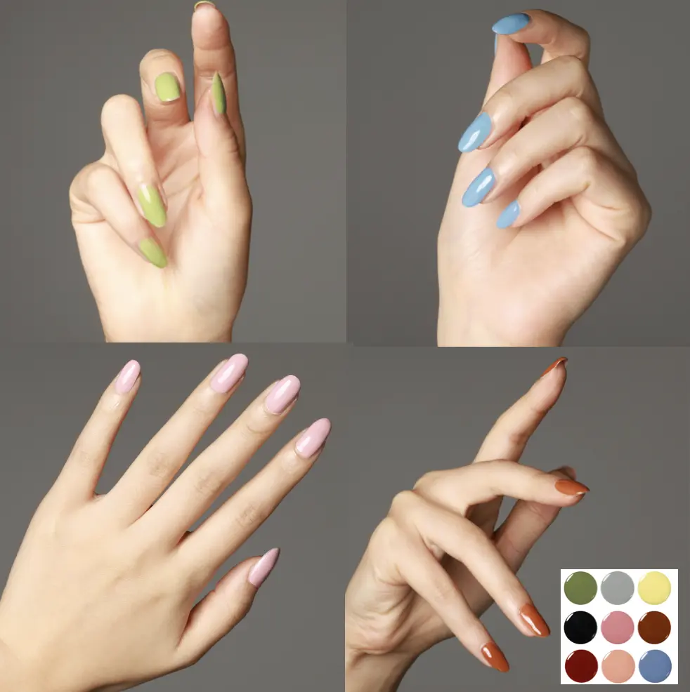 2+1 Bundle: 2 Gel Polish + 1 Free Nail/Pedi Strips Gift | Free Strips (Random Design) | Limited-Time Launch Promo | Volume Gel Polish Glass Nails | Made in Korea | HEMA-Free Clean Beauty | 3-in-1 Real Gel  One Step. One Cure. Easy Peel. | Salon at home