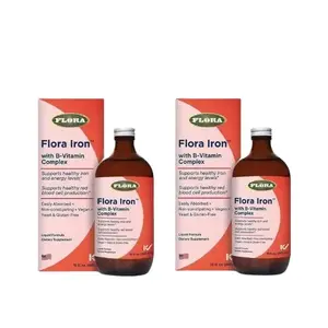 Flora Health Iron with B-Vitamin Complex 15 fl oz -2 Pack Flora Health Iron with B-Vitamin Complex 15 fl oz -2 Pack
