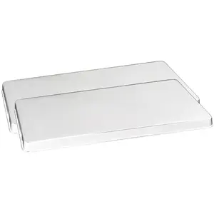 Reston Lloyd Gas Rectangular Tin Burner Cover Set 2 White