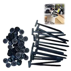 50pcs Universal Nylon Wire Cable Tie Buckle, Self-Locking Nylon Holder, Durable Multi-Purpose Tool, Car Body Fixing Solutions
