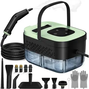 Steam Cleaner, Portable Steamer for Cleaning with 16 count Accessories, 6-Level Adjustable and 15s Heat-Up, Handheld Steam Cleaner for , Tile, Dirt, Grout, ,  Detailing
