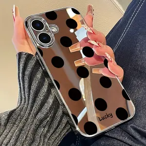 This pink crystal flower design phone case features a simple, drop-proof, and non-slip TPU electroplated silver glass finish. It's compatible with iPhone 17, 16, 15, 14, 13, 12, 11, and Samsung models. It makes a great gift for friends or family.