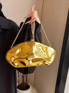Women's Elegant Chain Strap Evening Bag,  Crossbody Bag for Women,  Exquisite Trendy Novelty Bag, Fashionable Bag for Party Decoration, Elegant Stylish Purse