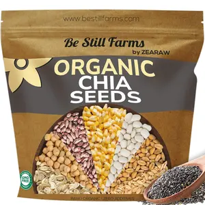 Still Farms Black Chia Seeds Organic (30 oz) Chia Seeds Non GMO Certified Ideal to Ground or Add to Smoothies, Pudding, Bars High in Protein Fiber Superfood| Vegan| Gluten Free