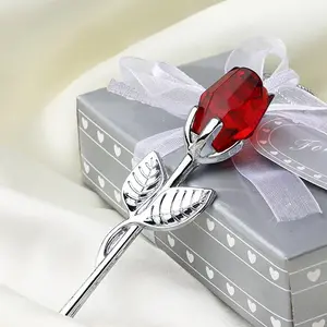 Crystal Rose – Eternal Love Symbol, Ideal Gift for Christmas, Valentine's Day, Mother's Day, Anniversaries, Weddings & Special Celebrations