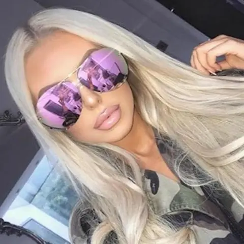 Shadz GAFAS Women's Trendy Casual XL Posh Twirl Aviator Sunglasses - UV400 Metal Full Rim Glass Lenses, Premium Eye Fashion, Stylish Accessories, Active Sunwear, Celebrity-Inspired Frame, for Driving, UV400 Shields Eyes Outside