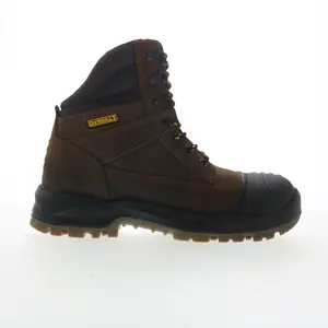 Dewalt Westport Steel Toe Side Zip Mens Brown Extra Wide Work Boots