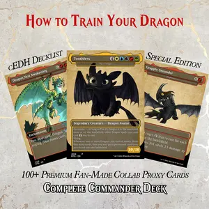 HOW TO TRAIN YOUR DRAGON COMMANDER DECK – COLLECTOR SET(116 Cards) | DeckGalaxy