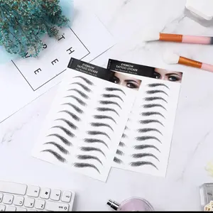 Long-Lasting Waterproof Eyebrow Tattoo Sticker, Cosmetic Rice Powder Eyebrow Product for Salon-Quality, Natural Makeup Look - Easy to Apply Beauty & Personal Care Item, Easy Apply