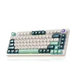 HI75C Pro Wireless Keyboard, 75% Hot Swappable Gaming Keyboard with Five-Layer Knob, Bluetooth/2.4GHz/USB-C Mechanical Keyboards for Windows/MAC/iOS/Android