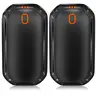 [Live]-Fulog 2 Pack Magnetic Hand Warmers, 12H Long-Lasting Rechargeable Warmth, Double-Sided Heating,Pocket-Sized Electric Hand Warmers for Winter Outdoors, Camping, Hunting, Perfect Gift Christmas,Thanksgiving Day