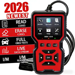 V519 Professional Obd2 Scanner, USB Powered Car Diagnostic Tool, Real-Time Data Stream, Full Function Obd Ii Test, Engine Fault Light Reset, Car Code Scanner