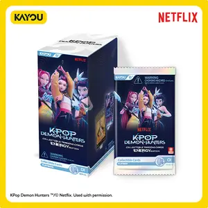 KPop Demon Hunters-Collectible Trading Cards-Energy Edition-001-NA-Series 1-A Buy 4 Boxes Get 1 Free PR Card