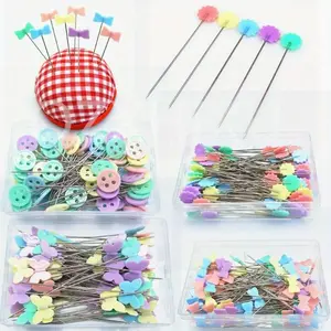 Mixed Color Sewing Pin, 100pcs/set DIY Sewing Pin, Sewing Accessories for Clothes, Bedding, Quilt, Craft, Sewing Supplies for Home Use