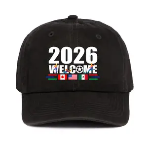 2026 New Model US-Mexico-Canada Football Baseball Cap Outdoor Sports Cap