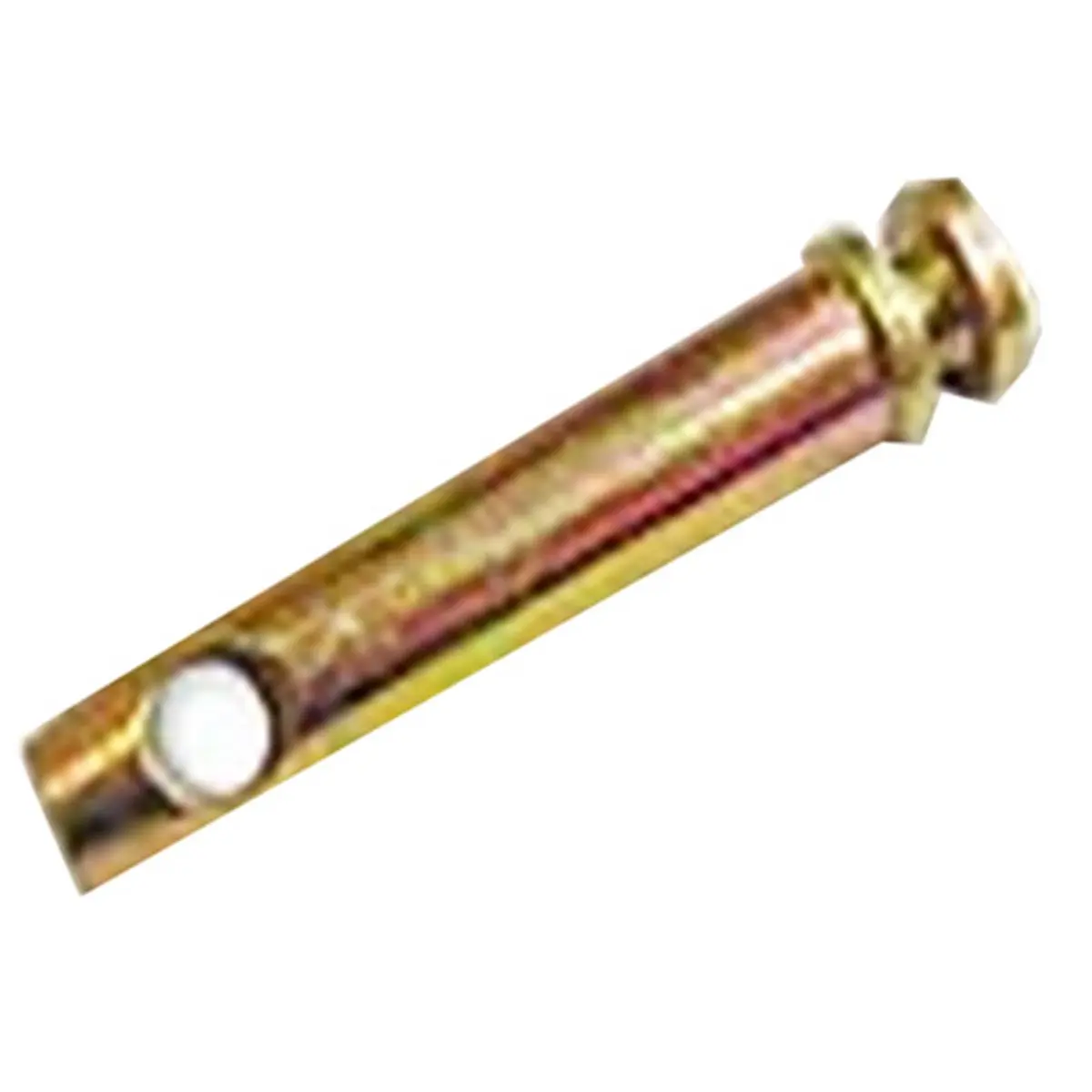212 MAIN 21250 Top Link Pin, Yellow Zinc-Plated Steel for Tractor Implements, 5/8 in Pin Diameter, 3 in Usable Length, 0.4 lbs Item Weight, Overall, 0.62 X 3 In, 4-7/16 In, Connect Top Link To Tractor, 4.38 X 0.75 X 0.75 In