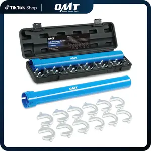 Orion Motor Tech Inner Tie Rod Installation Kit, Includes 12 Crowfoot Adapters, Durable 1/2 Inch Drive Tube for Efficient Removal, Crafted from Robust Steel, Ideal for Automotive Maintenance, Home car repair, rack free