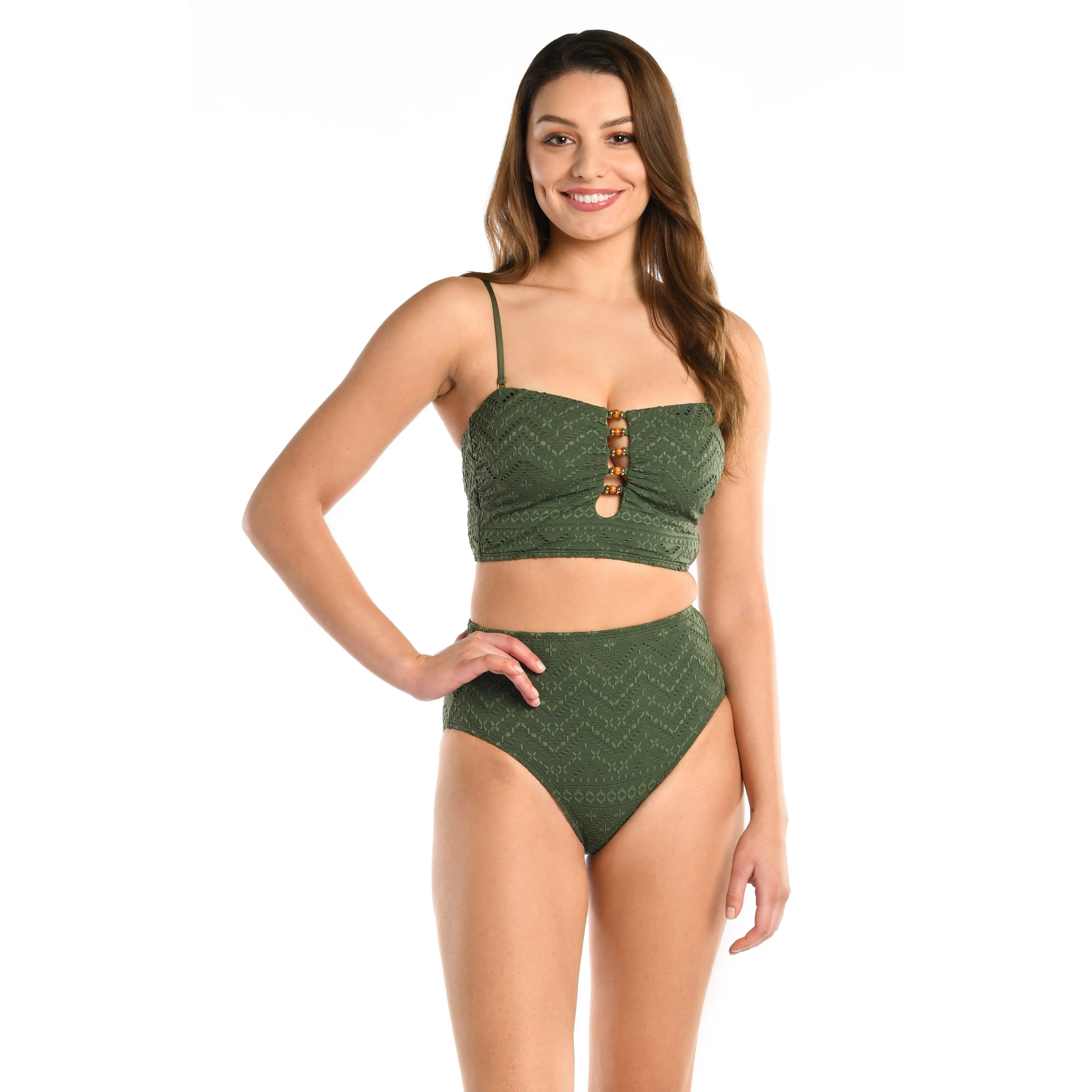 Saltwater Sands Bandeau Midkini Top - FINAL SALE