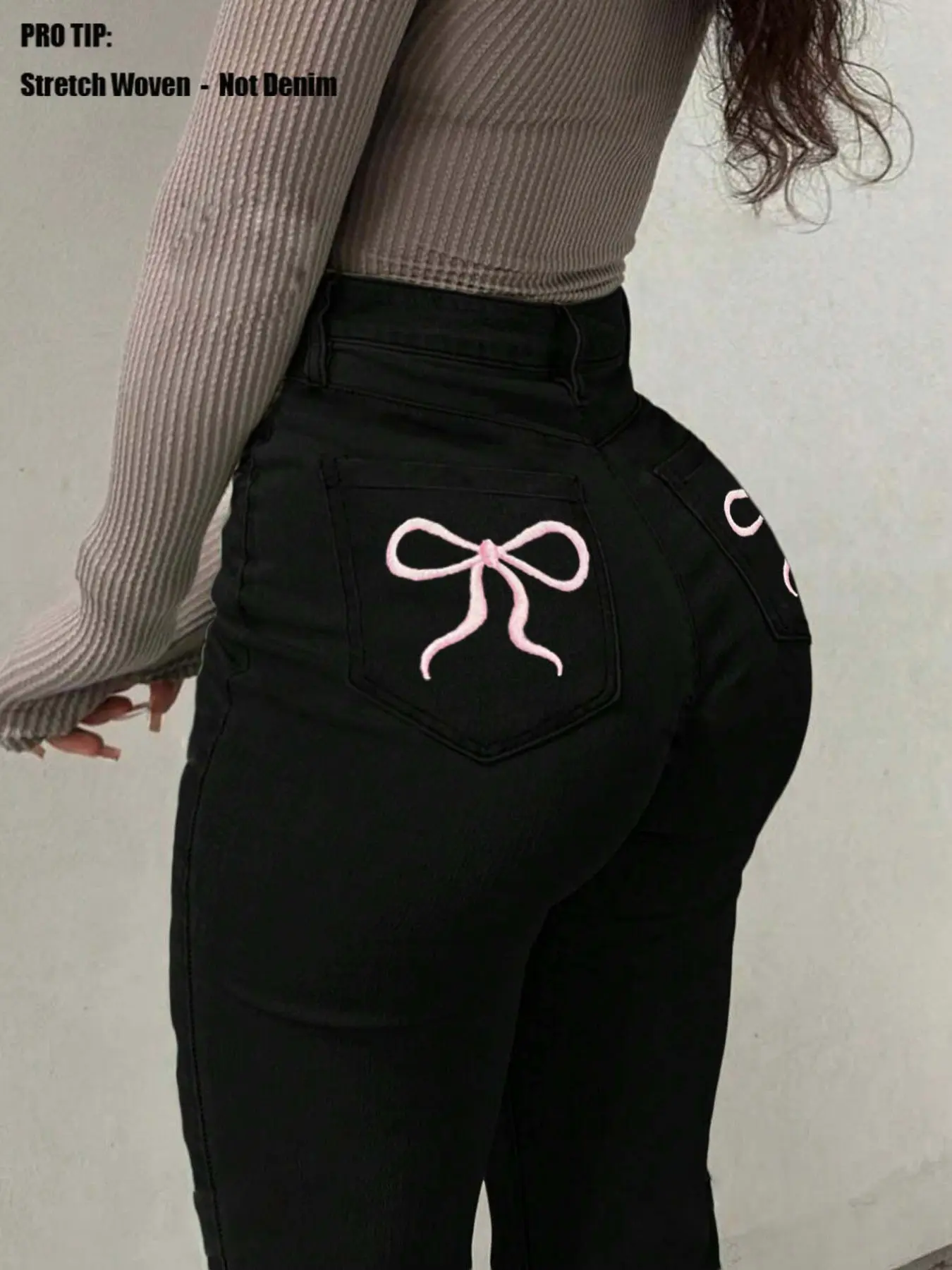 High Waist High Stretch Flare Jeans Pants, Luxury Denim Jeans, Women's Fashion Casual Chic Wear, Comfortable and Stylish Fit, Perfect for Daily Use, Bottom