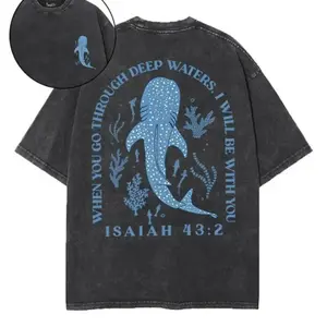 I Will Be With You Double Sided Christian Gildan T-shirt, Vintage Jesus Shirt, Cotton Menswear Womenswear, Religion T
