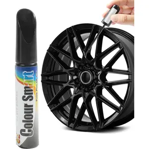 Touch Up  for ,Rim , Accessories Wheel ,Auto Touch Up , Scratch Remover Pen,Rim Scratch Repair,  Automotive , Rim  for  Wheel Repair (Black)