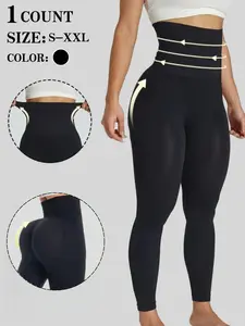 YZY Fajas 1 Count Women's High Waist Minimalist Shapewear Pants, Butt Lifting And Tummy Control Shaper