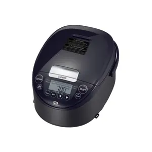 Tiger JPW-H18U Induction Heating Rice Cooker and Warmer with 14 Menu Presets and LCD Display, 10-Cup, Mauve Black