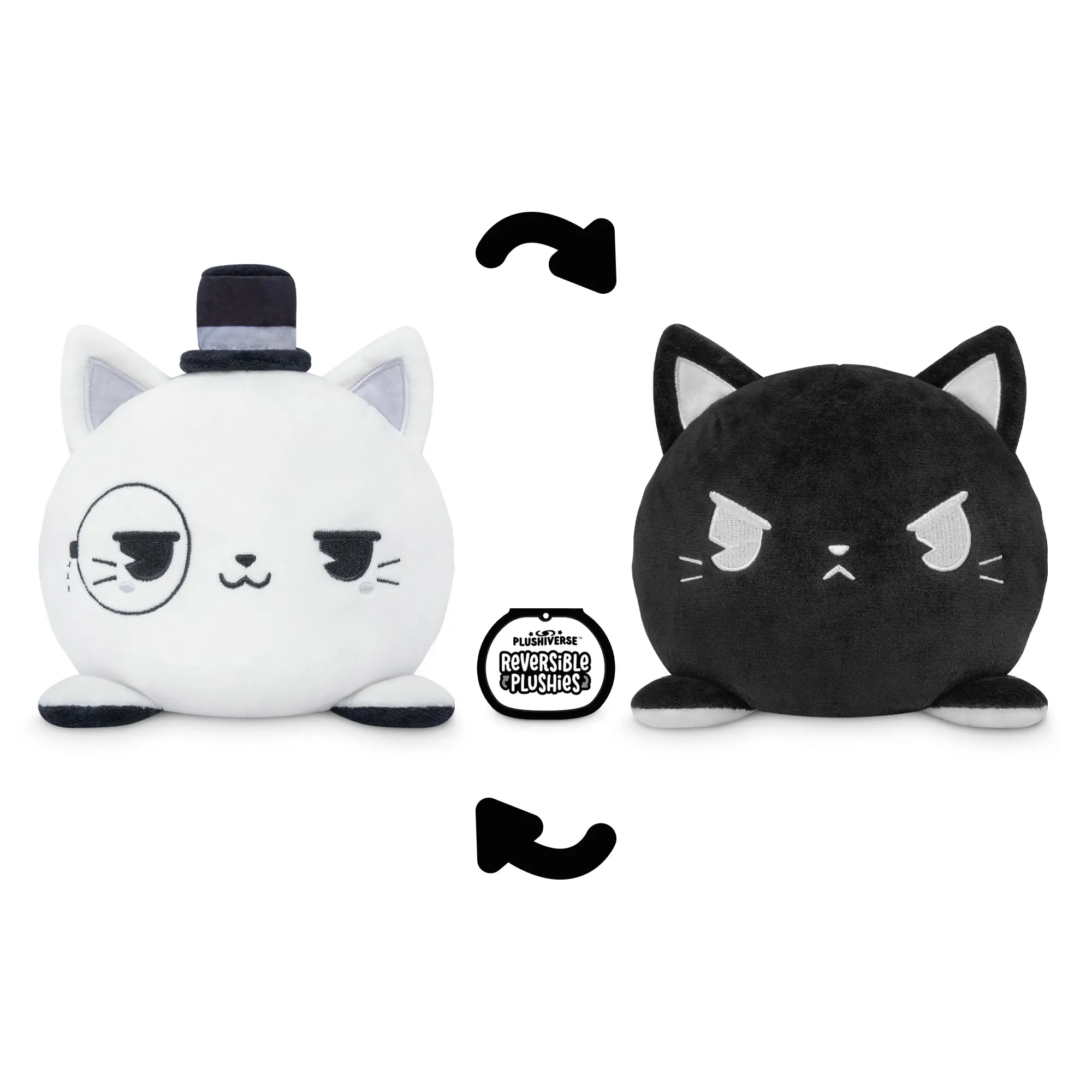 Rubberhose Fancy Cat 6" Reversible Plushie