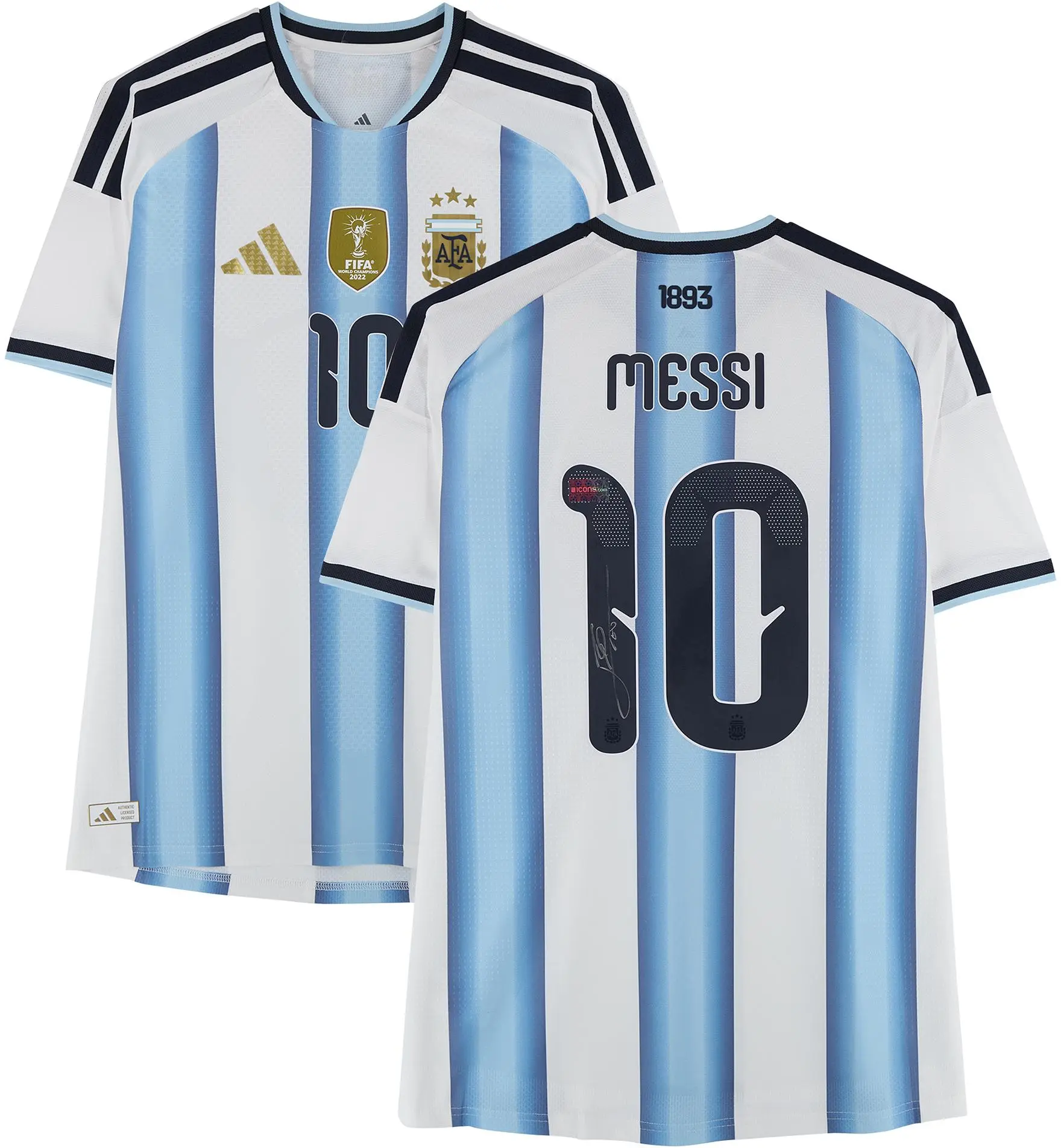 Lionel Messi Argentina National Team Autographed Adidas 2026 World Cup Authentic Jersey - Fanatics Authentic Certified