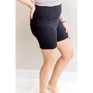The Alli Biker Shorts in Black