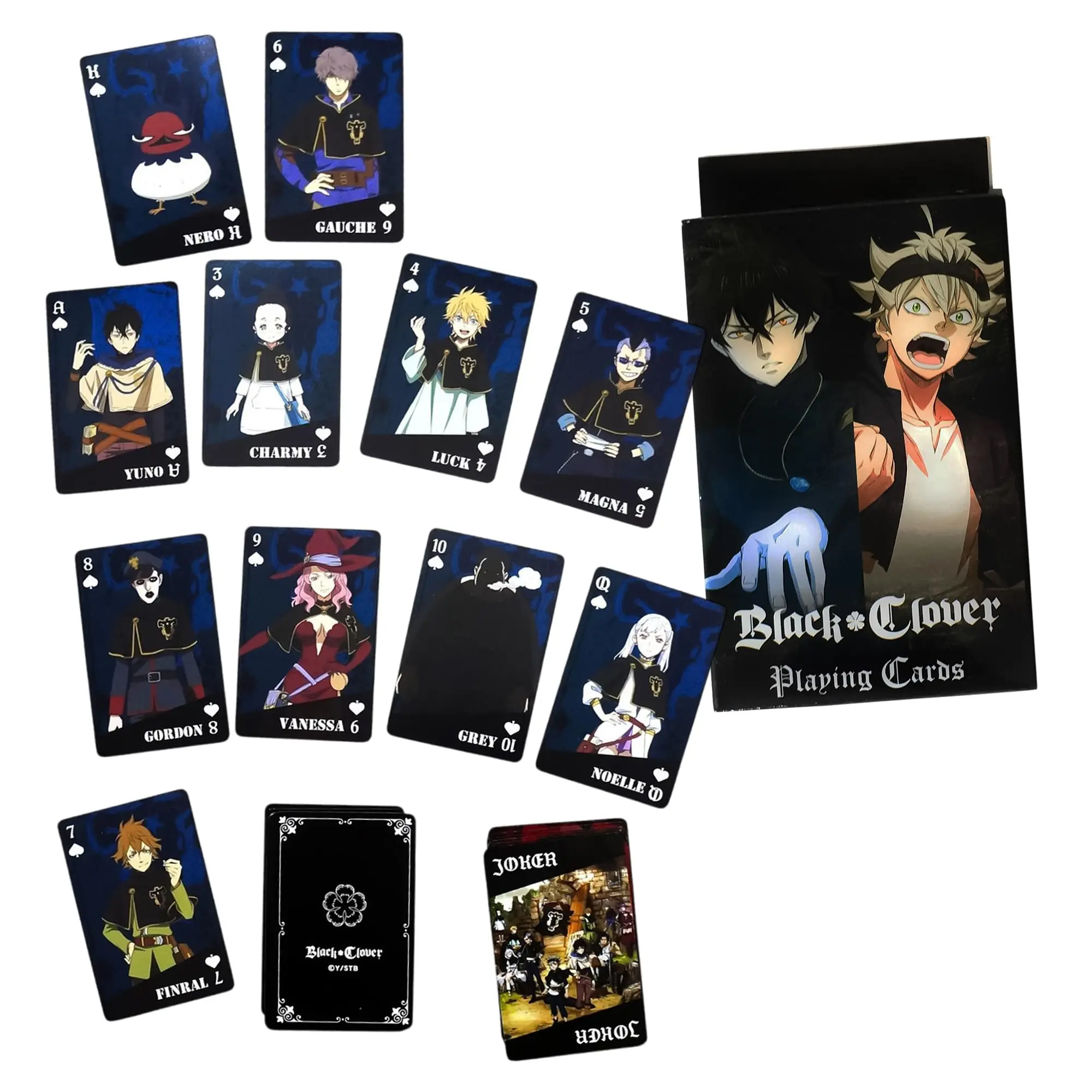 Black Clover Group Playing Cards | Full Standard Deck