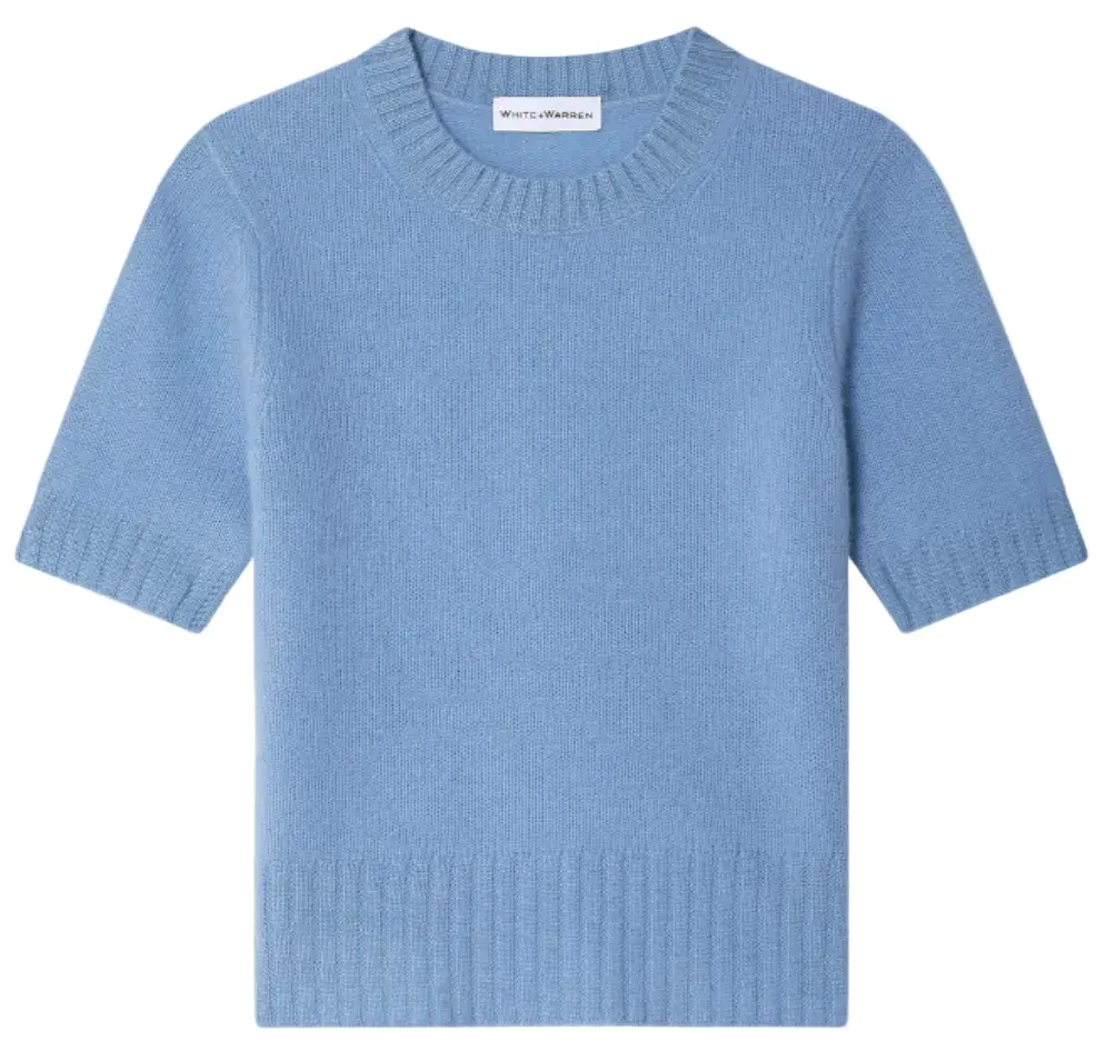 White + Warren- Featherweight Cashmere T-Shirt