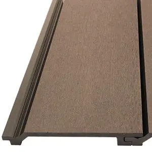 Light Brown Exterior Shiplap Siding Boards, Outdoor Wall Panel Cladding