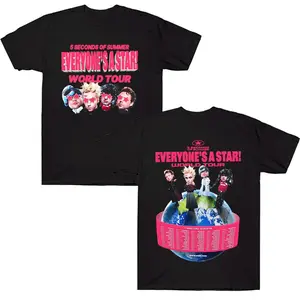 5 Seconds of Summer EVERYONE'S A STAR T Shirts 5SOS World Tour 2026 T-shirts